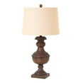 thumbnail image 1 of HomeRoots 488399 31 x 16 x 14 in. Distressed Brown Table Lamp with Tan Empire Shade, 1 of 3