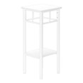 thumbnail image 1 of HomeRoots 489660 28 in. End Table with Shelf White, 1 of 5