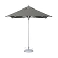 thumbnail image 1 of HomeRoots 491962 8 ft. Charcoal Polyester Square Market Patio Umbrella, 1 of 3