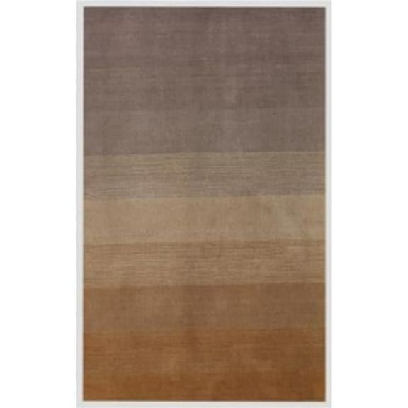 HomeRoots 493289 8 x 10 ft. Gold & Rust Hand Loomed Rectangle Area Rug