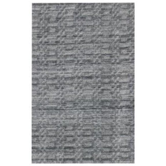 HomeRoots 493294 9 x 12 ft. Blue & Charcoal Hand Loomed Rectangle Area Rug