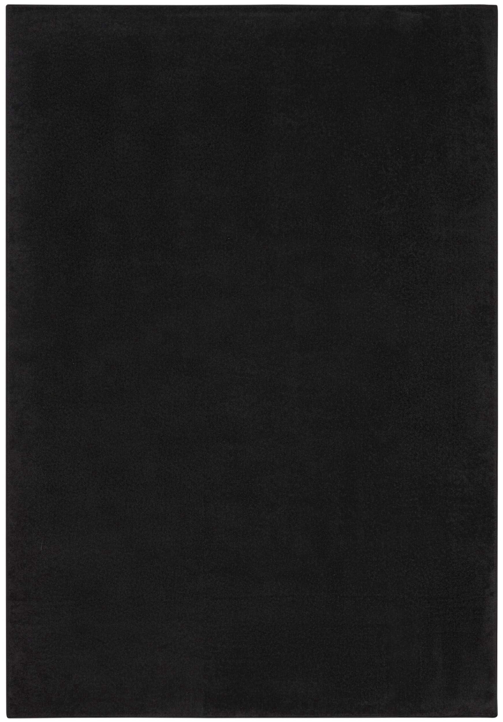 HomeRoots 479441 5 x 7 ft. Black Non Skid Indoor & Outdoor Rectangle Area Rug