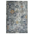 thumbnail image 1 of 5' x 7' Blue and Orange Geometric Power Loom Area Rug, 1 of 5