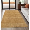thumbnail image 1 of 5' X 7' Gold Rust Brown Ivory Purple And Lavender Power Loom Stain Resistant Area Rug, 1 of 5