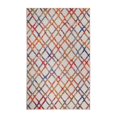 thumbnail image 1 of 5' X 7' Cream Geometric Stain Resistant Non Skid Indoor Outdoor Area Rug, 1 of 5