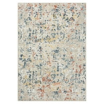 HomeRoots 5' X 7' Gray Abstract Area Rug