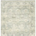 thumbnail image 1 of 5' X 7' Green And Ivory Oriental Power Loom Stain Resistant Area Rug, 1 of 5