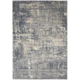 thumbnail image 1 of 5' X 7' Grey And Beige Abstract Power Loom Non Skid Area Rug, 1 of 6