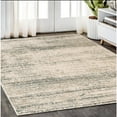 thumbnail image 1 of 5' x 7' Ivory Striped Power Loom Area Rug, 1 of 5