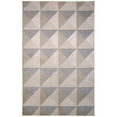 thumbnail image 1 of HomeRoots 5' X 8' Beige Gray And Ivory Geometric Stain Resistant Area Rug, 1 of 10
