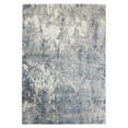 thumbnail image 1 of 5' x 8' Blue and Gray Abstract Power Loom Area Rug, 1 of 10