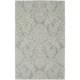 thumbnail image 1 of 5' X 8' Blue And Ivory Wool Paisley Tufted Handmade Stain Resistant Area Rug, 1 of 5