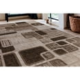 thumbnail image 1 of 5' X 8' Brown Geometric Area Rug, 1 of 10