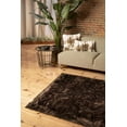 thumbnail image 1 of 5' X 8' Chocolate Faux Fur Non Skid Area Rug, 1 of 3