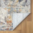 thumbnail image 1 of 5' x 8' Gray and Ivory Abstract Area Rug, 1 of 11