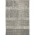 thumbnail image 1 of 5' X 8' Gray And Ivory Abstract Stain Resistant Area Rug, 1 of 8
