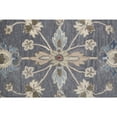 thumbnail image 1 of 5' X 8' Gray Ivory And Red Wool Floral Tufted Handmade Stain Resistant Area Rug, 1 of 3