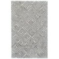 thumbnail image 1 of 5' X 8' Gray Taupe And Ivory Geometric Hand Woven Area Rug, 1 of 5