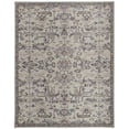 thumbnail image 1 of 5' X 8' Ivory And Gray Wool Floral Tufted Handmade Stain Resistant Area Rug, 1 of 4