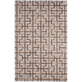 thumbnail image 1 of 5' X 8' Tan Brown And Gray Geometric Hand Woven Area Rug, 1 of 5