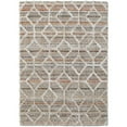 thumbnail image 1 of 5' X 8' Tan Taupe And Ivory Geometric Power Loom Stain Resistant Area Rug, 1 of 10