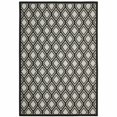 thumbnail image 1 of HomeRoots 5' x 7' Beige and Black Geometric Stain Resistant Indoor Outdoor Area Rug, 1 of 10