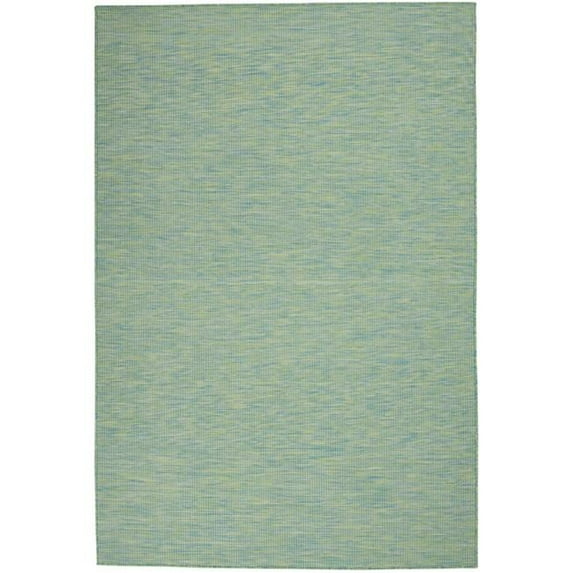 HomeRoots 5 x 7 ft. Blue Power Loom Rectangle Area Rug - Blue - 5 x 7 ft.