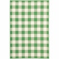 thumbnail image 1 of HomeRoots 5' x 8' Green and Ivory Geometric Stain Resistant Indoor Outdoor Area Rug, 1 of 7