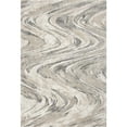 thumbnail image 1 of 5' X 8' Natural Abstract Wave Brushstrokes Indoor Area Rug, 1 of 5