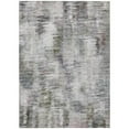 thumbnail image 1 of HomeRoots 587861 5 x 8 ft. Abstract Washable Indoor & Outdoor Rectangle Area Rug, Taupe, Gray & Silver, 1 of 1