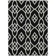 thumbnail image 1 of HomeRoots 592078 5 x 8 ft. Black & Ivory Trellis Washable Indoor & Outdoor Rectangle Area Rug, 1 of 1