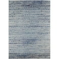 thumbnail image 1 of HomeRoots  5 x 8 ft. Blue & Ivory Abstract Power Loom Stain Resistant Rectangle Area Rug - Blue and Ivory - 5 x 8 ft., 1 of 1
