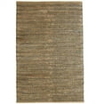 thumbnail image 1 of HomeRoots  5 x 8 ft. Braided Striped Rectangle Area Rug - Grey & Natural, 1 of 1