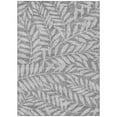 thumbnail image 1 of HomeRoots 593505 5 x 8 ft. Gray & Light Gray Floral Washable Indoor & Outdoor Rectangle Area Rug, 1 of 1