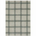thumbnail image 1 of HomeRoots  5 x 8 ft. Gray Teal & Beige Geometric Power Loom Stain Resistant Rectangle Area Rug - Gray Teal and Beige - 5 x 8 ft., 1 of 1