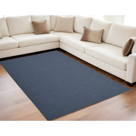HomeRoots 567767 5 x 8 ft. Hand Woven Rectangle Area Rug, Blue