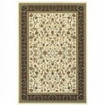 thumbnail image 1 of HomeRoots  5 x 8 ft. Ivory & Black Oriental Power Loom Stain Resistant Rectangle Area Rug - Ivory and Black - 5 x 8 ft., 1 of 1