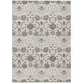 thumbnail image 1 of HomeRoots 605426 5 x 8 ft. Ivory, Brown & Gray Floral Washable Indoor & Outdoor Rectangle Area Rug, 1 of 1