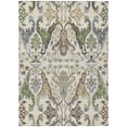 thumbnail image 1 of HomeRoots 605284 5 x 8 ft. Ivory, Green & Brown Floral Washable Indoor & Outdoor Rectangle Area Rug, 1 of 1