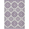 thumbnail image 1 of HomeRoots 591706 5 x 8 ft. Lavender & Ivory Medallion Washable Indoor & Outdoor Rectangle Area Rug, 1 of 1