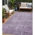 thumbnail image 1 of HomeRoots 616239 5 x 8 ft. Lavender & Plum Abstract Washable Indoor & Outdoor Rectangle Area Rug, 1 of 1