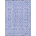 thumbnail image 1 of HomeRoots 586817 5 x 8 ft. Medallion Washable Indoor & Outdoor Rectangle Area Rug, Sky Blue & Denim Blue, 1 of 1