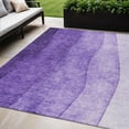 thumbnail image 1 of 5' X 8' Purple Lilac And Lavender Ombre Washable Indoor Outdoor Area Rug, 1 of 5