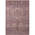 thumbnail image 1 of HomeRoots  5 x 8 ft. Red Tan & Pink Floral Power Loom Rectangle Area Rug - Red Tan and Pink - 5 x 8 ft., 1 of 1