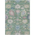 thumbnail image 1 of HomeRoots 605332 5 x 8 ft. Sage, Ivory & Pink Floral Washable Indoor & Outdoor Rectangle Area Rug, 1 of 1