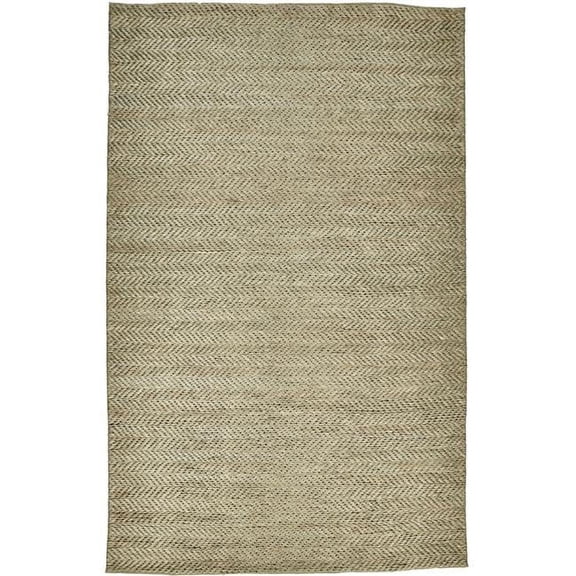 HomeRoots  5 x 8 ft. Tan & Gray Hand Woven Rectangle Area Rug - Tan and Gray - 5 x 8 ft.