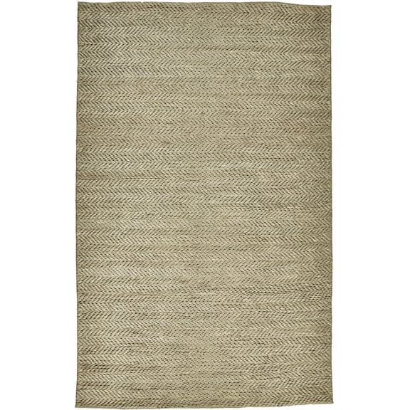 HomeRoots 511431 5 x 8 ft. Tan & Gray Hand Woven Rectangle Area Rug