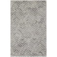 thumbnail image 1 of HomeRoots 512022 5 x 8 ft. Taupe Gray & Ivory Wool Geometric Hand Tufted Handmade Rectangle Area Rug, 1 of 4