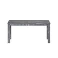 thumbnail image 1 of HomeRoots 506619 35 in. Gray Rustic & Distressed Rectangular Solid Wood Dining Table, 1 of 3
