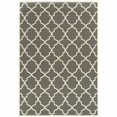 thumbnail image 1 of HomeRoots 507397 6 x 9 ft. Charcoal Geometric Stain Resistant Indoor & Outdoor Rectangle Area Rug, 1 of 5